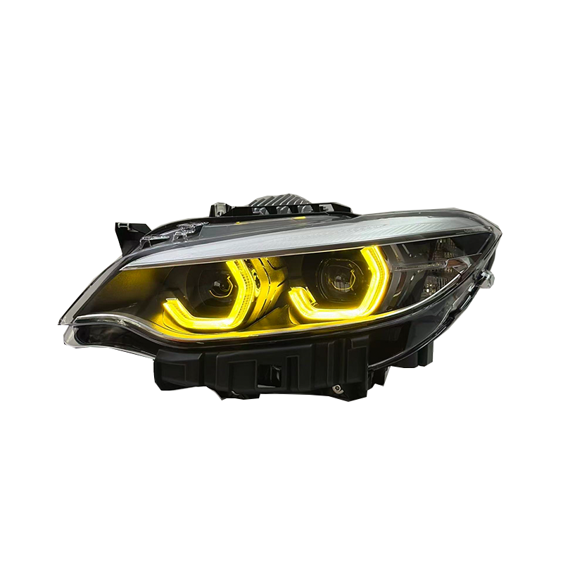 Vekto dual color LED headlights assembly for BMW 2 Series F22 F87, 2014-2019, showing the headlight design and LED features