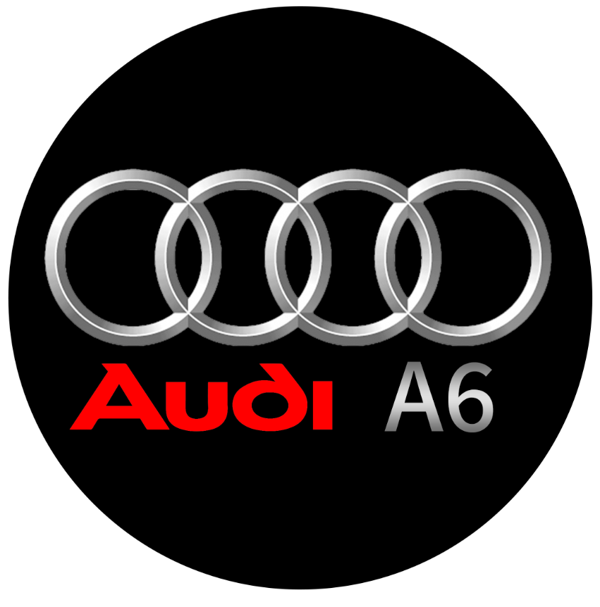 Quartz Ground Shadow Door Puddle Lamp Lighting for Audi Cars and SUVs