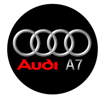 Quartz Ground Shadow Door Puddle Lamp Lighting for Audi Cars and SUVs