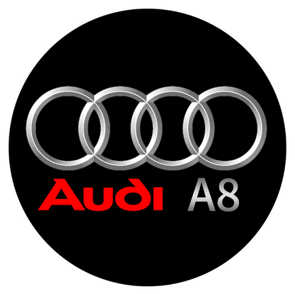 Quartz Ground Shadow Door Puddle Lamp Lighting for Audi Cars and SUVs