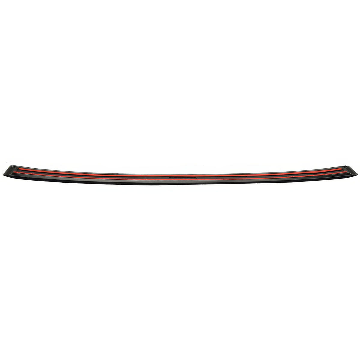 Matte black ABS roof spoiler wing for BMW E92 coupe 2007-2013 by K2 Industries, designed to enhance sporty appearance.