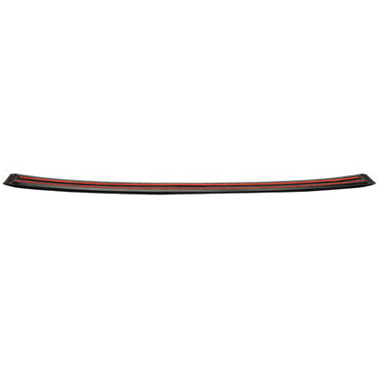 Matte black ABS roof spoiler wing for BMW E92 coupe 2007-2013 by K2 Industries, designed to enhance sporty appearance.