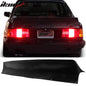 Unpainted black BMW E30 RB Style rear spoiler wing by K2 Industries, designed for 1984-1992 BMW E30 models.