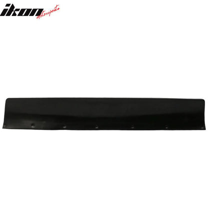 Unpainted black RB style rear spoiler wing for BMW E30 1984-1992, made of durable PU, by K2 Industries.