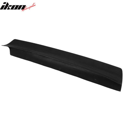 Unpainted black BMW E30 RB Style rear spoiler wing by K2 Industries, made of durable polyurethane, for 1984-1992 BMW E30.