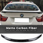 BMW X6 E71 P Style forged carbon rear trunk spoiler wing from K2 Industries, designed for 2008-2014 models.