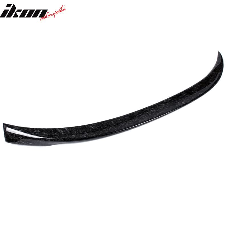 BMW X6 E71 P Style forged carbon rear trunk spoiler wing by K2 Industries, showcasing sleek design on the vehicle's rear.