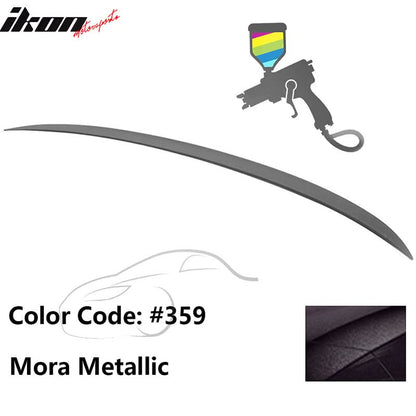 BMW E90 3-Series M3 style painted trunk spoiler wing by K2 Industries, designed for 2006-2011 BMW E90 models.