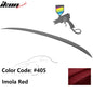 BMW E90 3-Series M3 style painted trunk spoiler wing for 2006-2011 models by K2 Industries, shown mounted on the car's trunk lid.