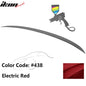 BMW E90 3-Series M3 style painted trunk spoiler wing for 2006-2011 models by K2 Industries, shown on a vehicle with a clean background.