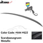 BMW E90 3-Series M3 style painted trunk spoiler wing for 2006-2011 models, designed by K2 Industries, shown on a vehicle.