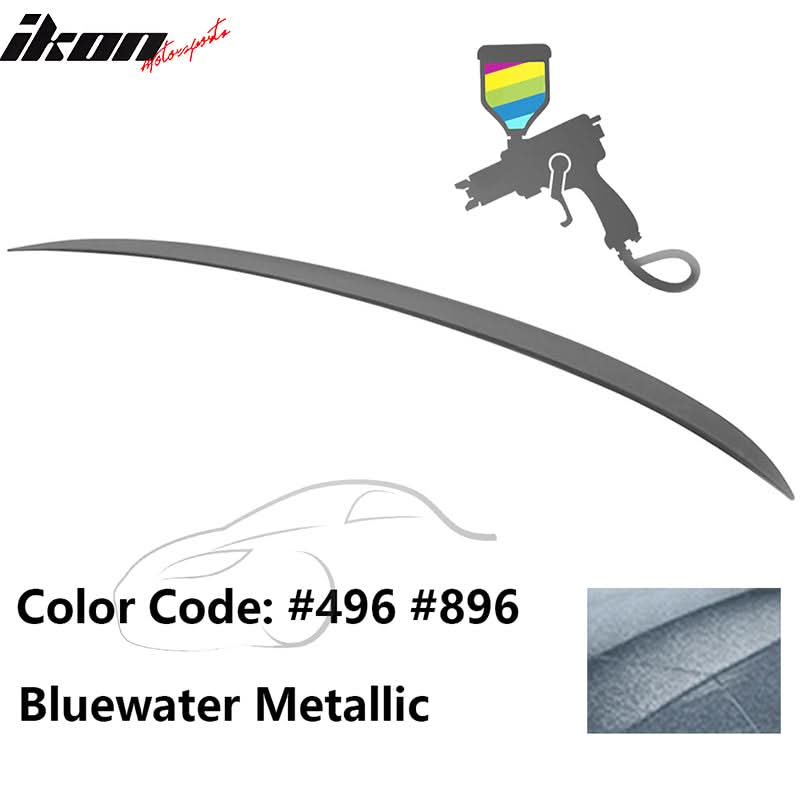 BMW E90 3-Series M3 Style painted trunk spoiler wing for 2006-2011 models by K2 Industries, showing the sleek aerodynamic design.