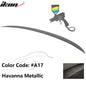 BMW E90 3-Series M3 style painted trunk spoiler wing for 2006-2011 models, by K2 Industries, shown on a white background.