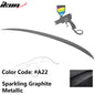2006-2011 BMW E90 3-Series M3 Style painted trunk spoiler wing by K2 Industries, showing sleek aerodynamic design on vehicle trunk