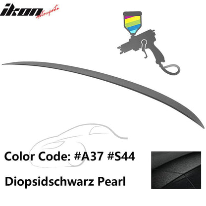 BMW E90 3-Series M3 style painted trunk spoiler wing by K2 Industries, designed for 2006-2011 BMW E90 models.