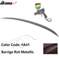 BMW E90 3-Series M3 style painted trunk spoiler wing for 2006-2011 models by K2 Industries, shown on a car with a clean, glossy finish.