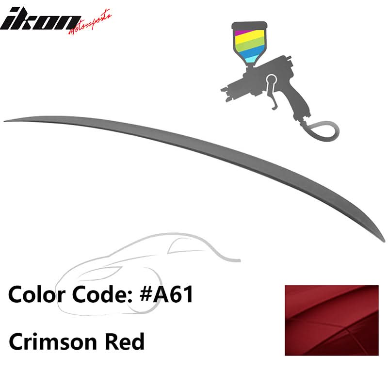BMW E90 3-Series M3 style painted trunk spoiler wing, designed for 2006-2011 models, by K2 Industries.