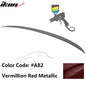 BMW E90 3-Series M3 style painted trunk spoiler wing for 2006-2011 models by K2 Industries, shown on car with spoiler installed