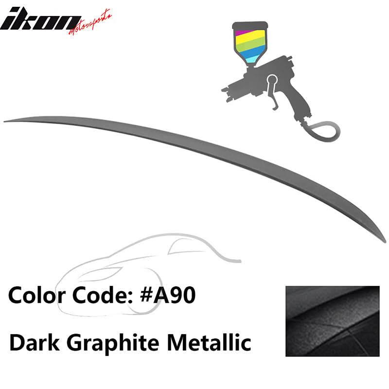 BMW E90 3-Series M3 Style painted trunk spoiler wing by K2 Industries, designed for 2006-2011 BMW E90 models.