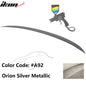 BMW E90 3-Series M3 Style painted trunk spoiler wing for 2006-2011 models by K2 Industries, shown on a car with a clean background.