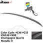 BMW E90 3-Series M3 style painted trunk spoiler wing for 2006-2011 models, designed by K2 Industries, shown on car trunk.