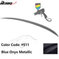 BMW E90 3-Series M3 style painted trunk spoiler wing for 2006-2011 models, designed by K2 Industries, shown on a white background.