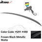 BMW E90 3-Series M3 style painted trunk spoiler wing for 2006-2011 models by K2 Industries, showing the sleek aerodynamic design.