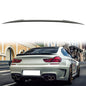 Matte black rear spoiler wing for BMW F12 6 Series Convertible, made of ABS, by K2 Industries.