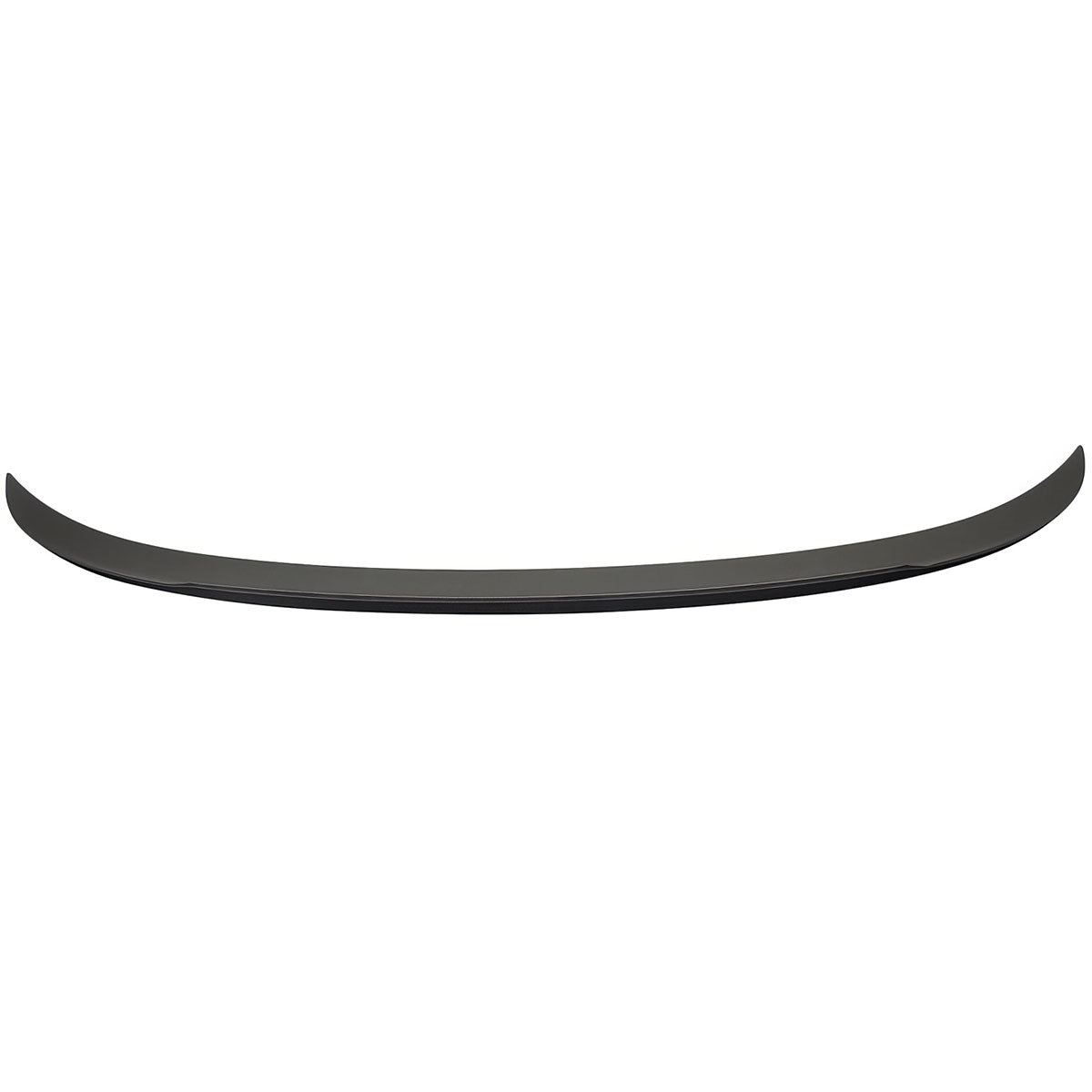 Matte black ABS rear spoiler wing for 2012-2018 BMW F12 6 Series Convertible by K2 Industries, shown on the vehicle's rear.