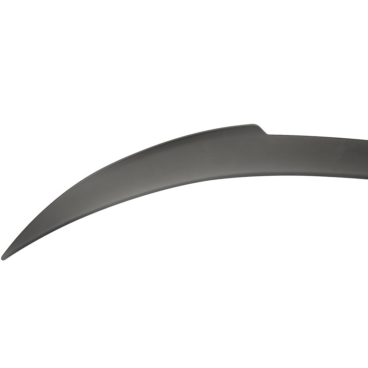 Matte black rear spoiler wing for BMW F12 6 Series Convertible, ABS spoiler from K2 Industries, designed for 2012-2018 models.