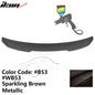 BMW G22 430i G82 M4 PSM trunk spoiler by K2 Industries, made of ABS, showing sleek aerodynamic design on a dark background.