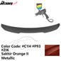 BMW G22 430i G82 M4 PSM trunk spoiler by K2 Industries, made of ABS, featuring a sleek wing design for enhanced aerodynamics.