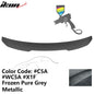BMW G22 430i G82 M4 PSM trunk spoiler by K2 Industries, made of ABS, shown mounted on the vehicle with a sleek design.