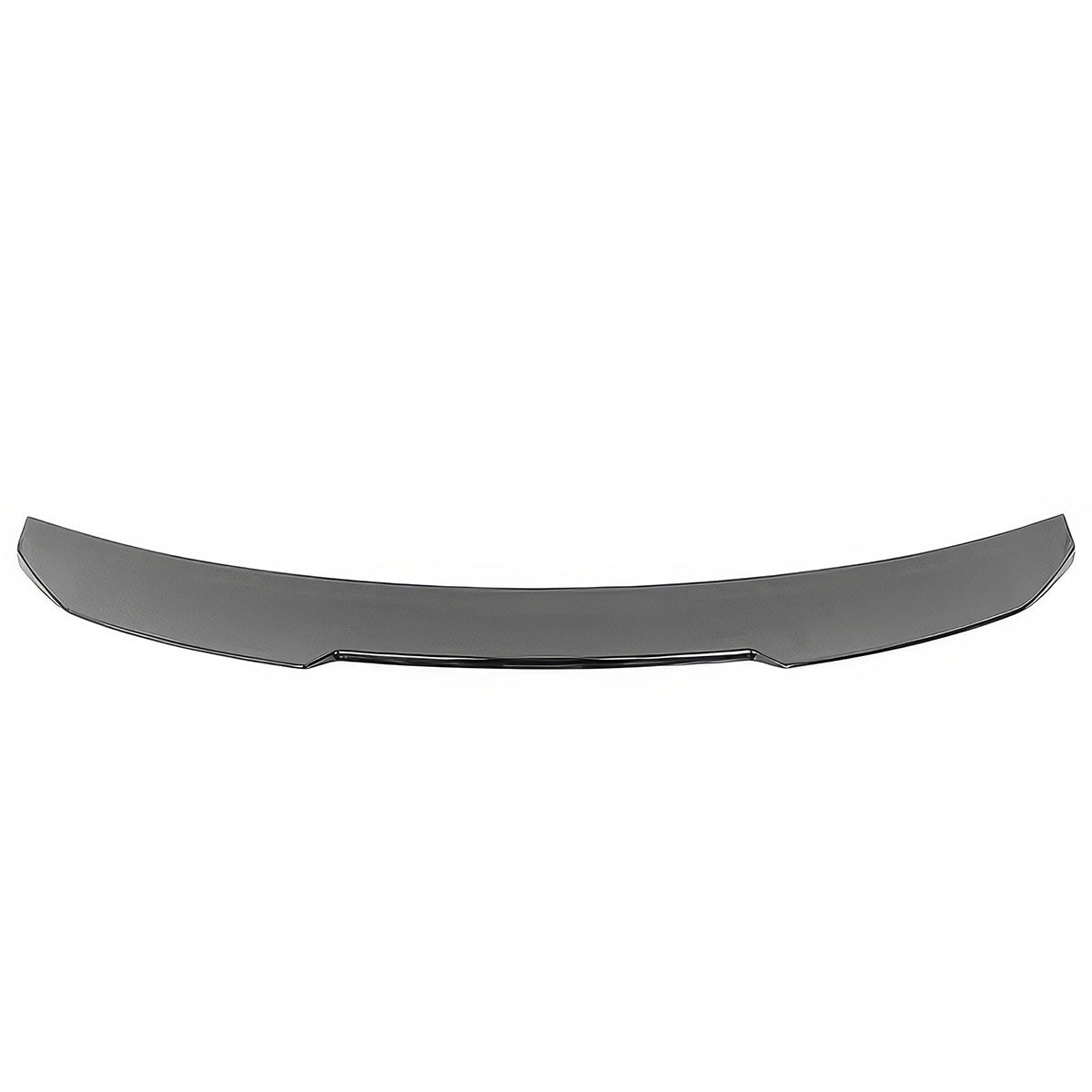 Black BMW G22 430i G82 M4 PSM trunk spoiler by K2 Industries, made of ABS, mounted on the car's trunk lid.