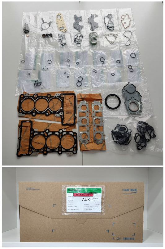 Genuine OEM VW Audi Complete Lizard Cylinder Head Gasket Kit for EA837 AUK TFSI 3.2L V6 2004-2010