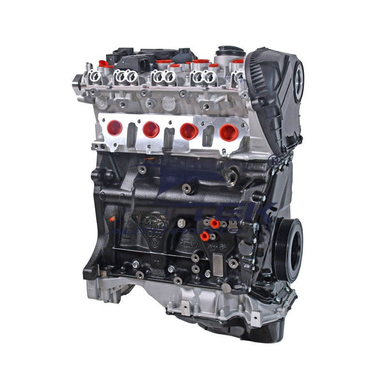 Bayern Automotive DAS MOTOR HAUS EA888 2.0L Gen2 complete engine assembly for Audi and VW 2008-2016, with visible engine components.