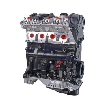 Bayern Automotive DAS MOTOR HAUS EA888 2.0L Gen2 complete engine assembly for Audi and VW 2008-2016, with visible engine components.