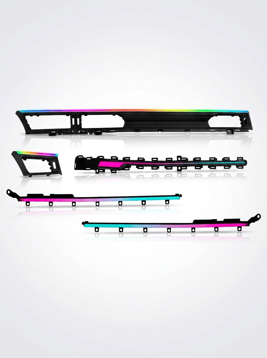 Audi A6 / A6L C8 Interior 64-Color Active Symphony Rainbow LED Ambient Light Kit 2019 - 2024 - AudiGear.com - Interior Lighting
