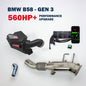 Palenon Performance 560HP B58 engine upgrade for BMW M340i, M440i, M240i, 540i, 840i, M140i, 340i, 440i with performance components.