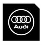 Quartz Ground Shadow Door Puddle Lamp Lighting for Audi Cars and SUVs