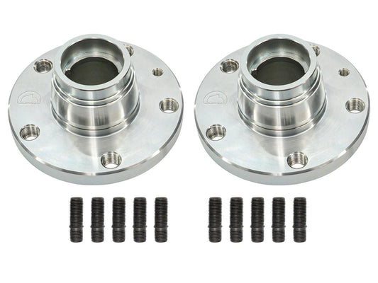GoWesty hub conversion kit for 2WD Vanagon, includes drivetrain and suspension components for bigger brakes.