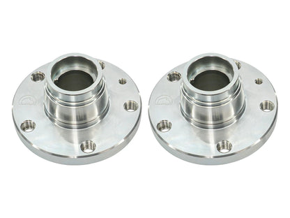 GoWesty hub conversion kit for bigger brakes on 2WD Vanagon, showing paired components without studs for drivetrain upgrade.