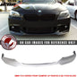 K2 Industries Mtech V Style front bumper lip spoiler for BMW F10 5 Series 2012-2016, shown on vehicle with border design.
