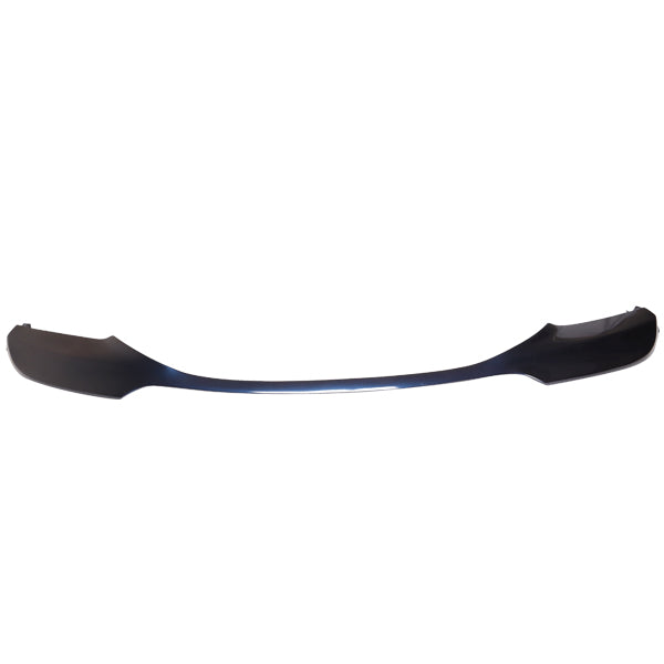 K2 Industries BMW F10 5 Series M Sport Mtech V Style front bumper lip spoiler, black, with aerodynamic design and detailed finish.