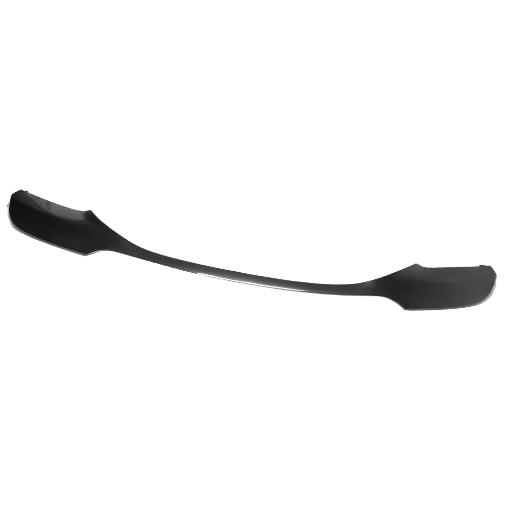 K2 Industries Mtech V Style front bumper lip spoiler for 2012-2016 BMW F10 5 Series M Sport, shown on car front bumper.