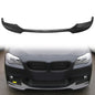 K2 Industries BMW F10 5 Series M Sport Mtech V Style front bumper lip spoiler, black polyurethane, vehicle enhancement accessory