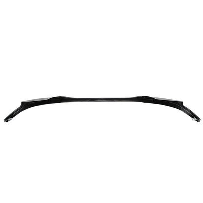 K2 Industries BMW F10 5 Series M Sport Mtech V Style front bumper lip spoiler, black polyurethane, fits 2012-2016 models