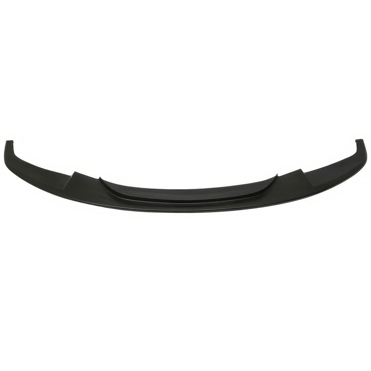 Unpainted PU front bumper lip spoiler for BMW F30 3 Series from 2012-2018 by K2 Industries, shown on a car.