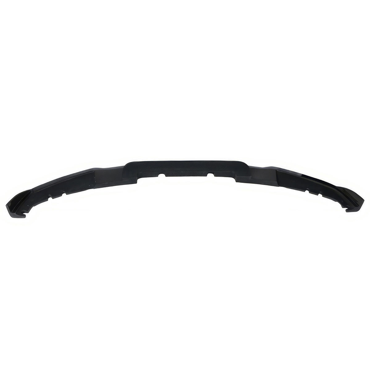 K2 Industries BMW F30 3 Series M Sport front bumper lip chin spoiler, black carbon fiber finish, enhances sporty look.