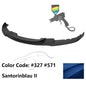 K2 Industries BMW F30 3 Series M Sport front bumper lip spoiler, black matte finish, enhances sporty look and aerodynamics.
